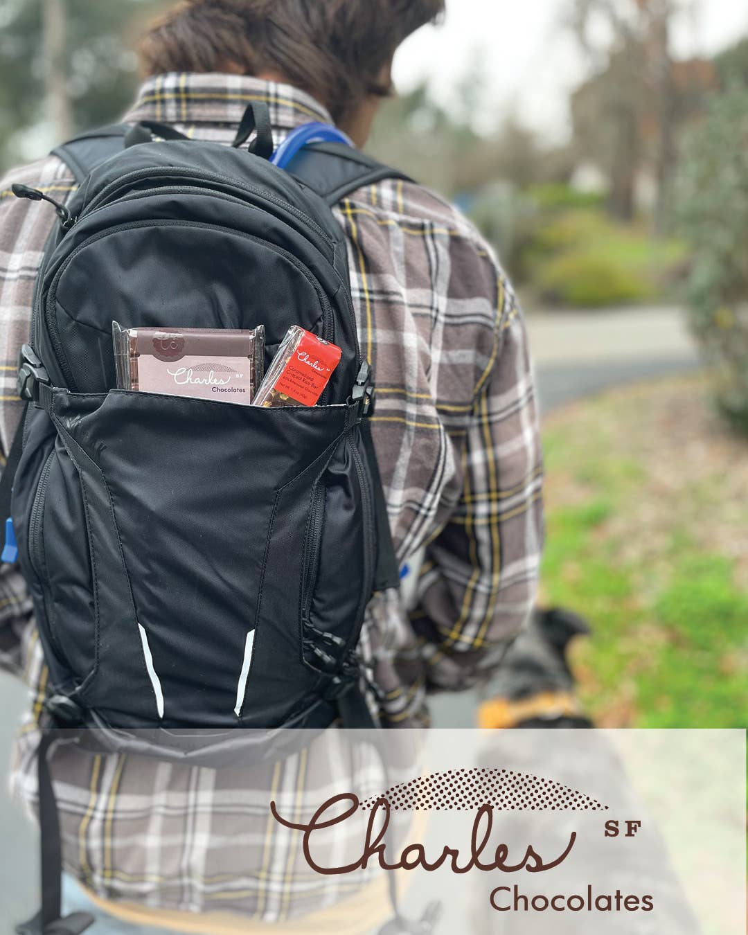 Charles Chocolates - Vente Barre chocolatée - Mini bar à café au caramel, 1,4 oz1