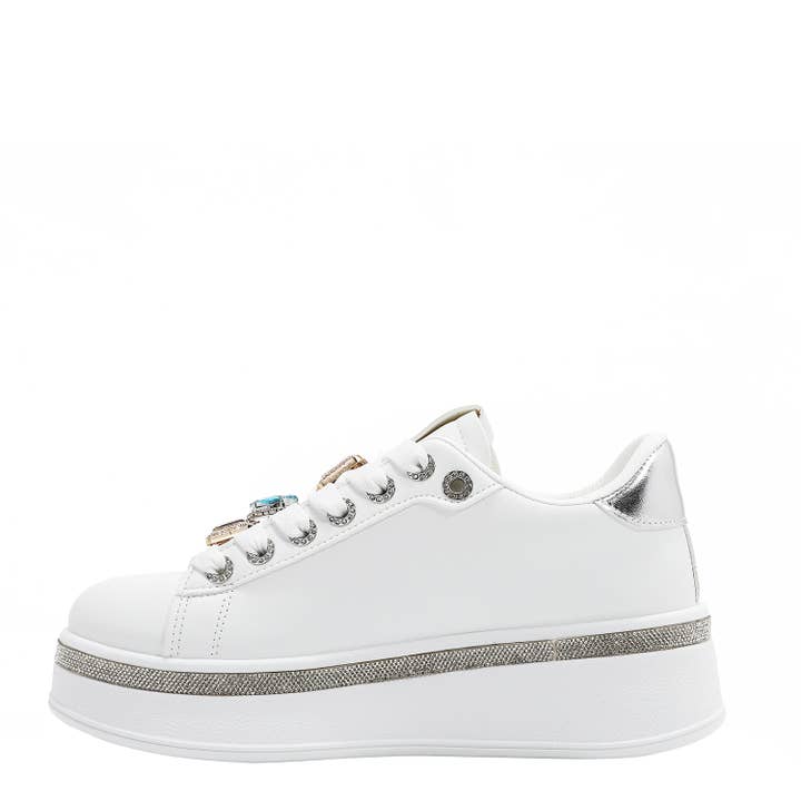 Nicole Lee USA - Vendita all'ingrosso Sneakers di tendenza - Donna - SNEAKERS CON PIETRE ALLA MODA8