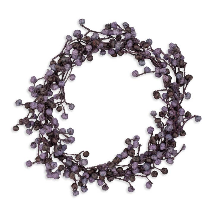 Lavender Kantha Wreath for wholesale by Maison Mieko