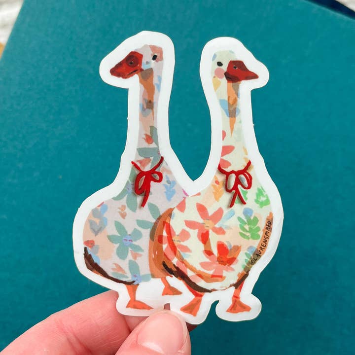 Silly Goose Vinyl klistermärken, vårgäss vinyl klistermärke för wholesale av Laurenspired