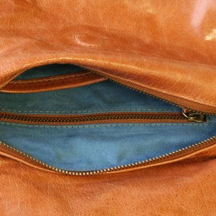 Makers & Providers - Wholesale Crossbody bag – Women's - Bonnie Sling Bag - Antique Tan Leather4