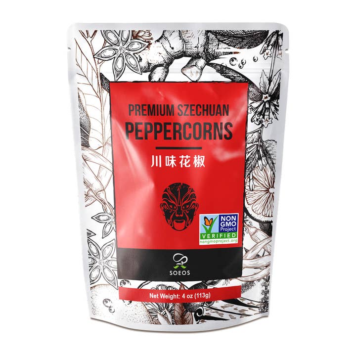 soeos – wholesale Pepper/peppercorns – Soeos Szechuan Grade A Red Sichuan Peppercorns, 4oz