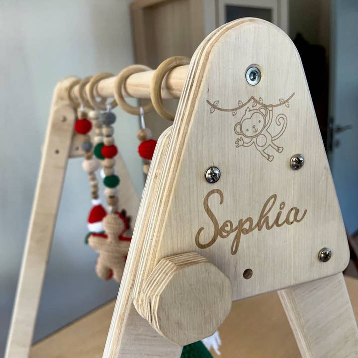 kidodido - Vente Jouet en bois – enfant - Tapis d’éveil Montessori en bois pour bébé5