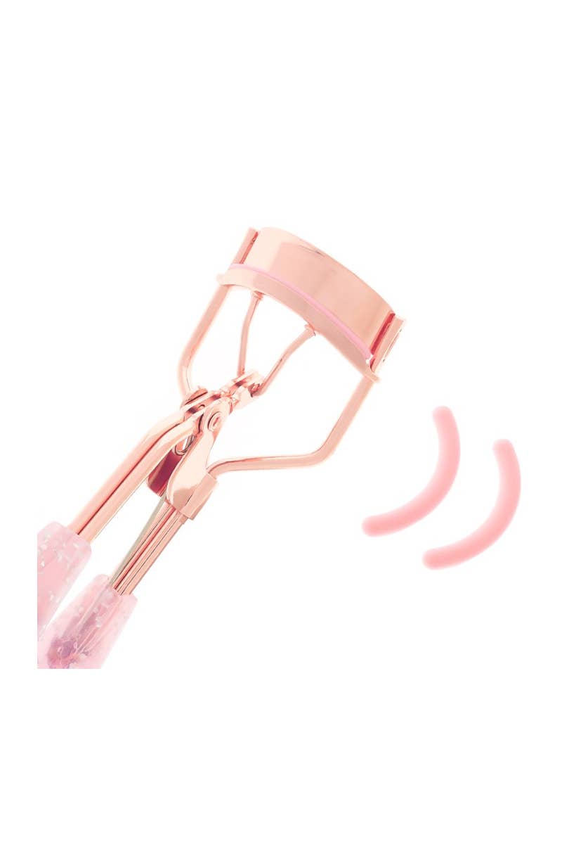 PINEAPPLE Beauty - Wholesale Eyelash Curler - Amorus LASHC-01 Rose Gold Flat Handle Eyelash Curler - 122