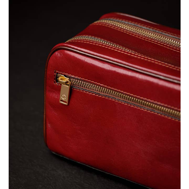 Time Resistance - Wholesale Make-up tas/toilettas - Leren Cosmetica Tas Dopp Kit - All the Kings Men52