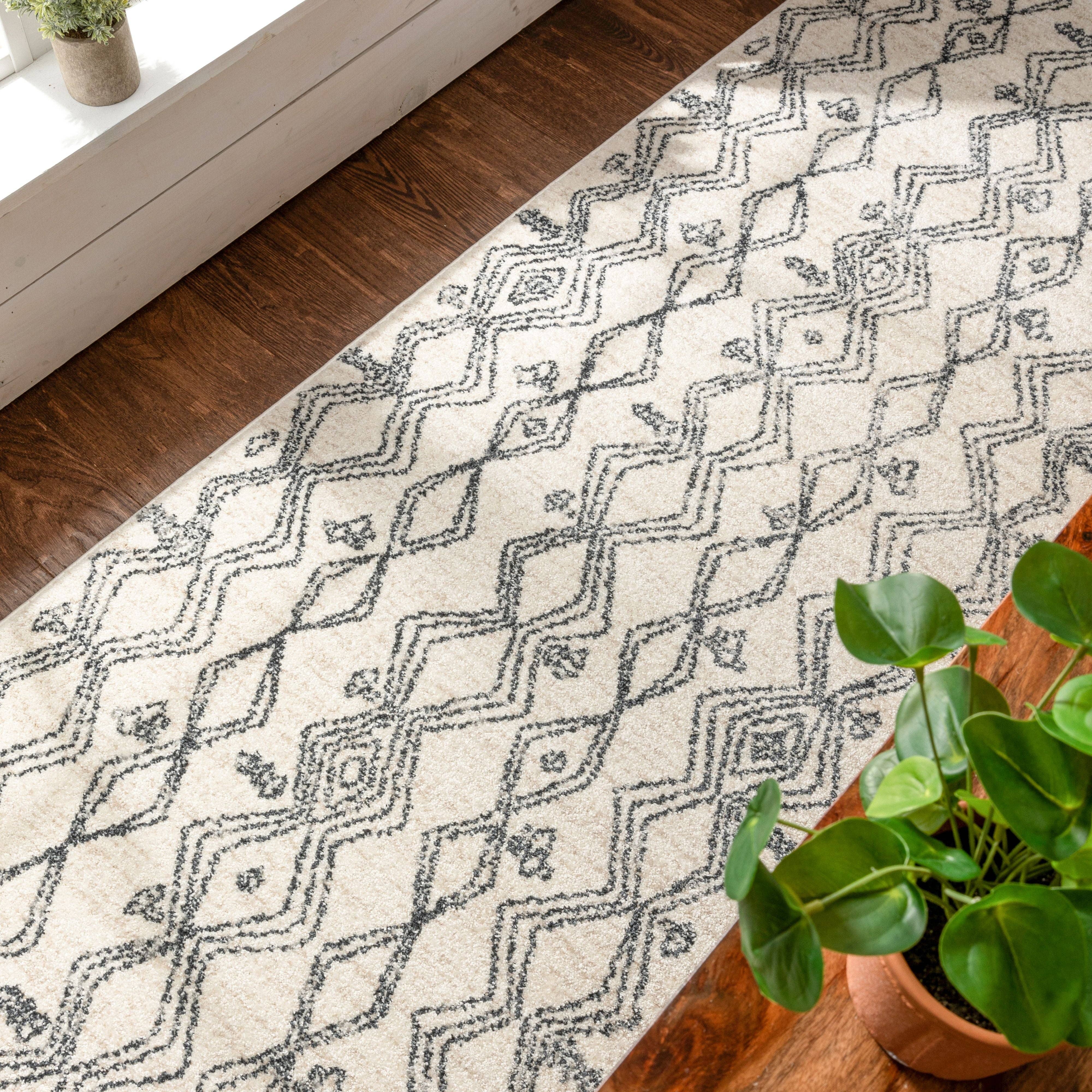 Well Woven – wholesale Matta – Darcy matta i modern lantlig stil med marockanskt etnisk mönster i elfenben11