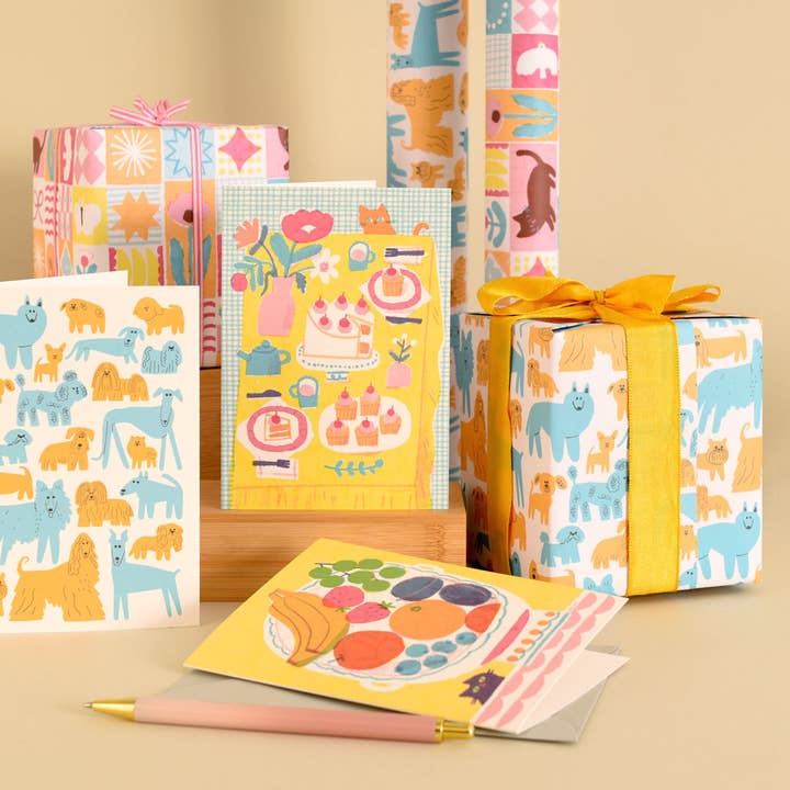 Printer Johnson Ltd – wholesale Everyday greeting card – Tea Party | Everyday greetings card | Cat lover, cupcakes3