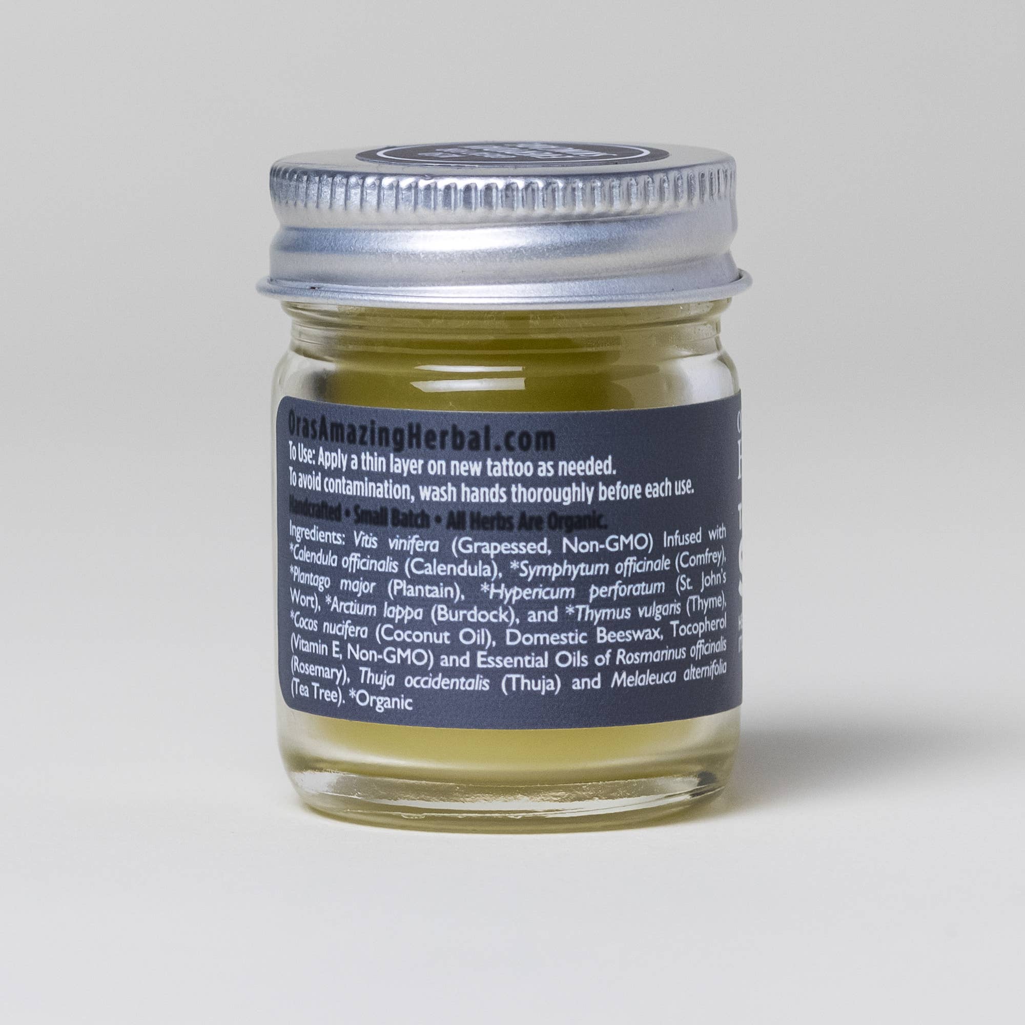 Ora’s Amazing Herbal Natural Skincare – Engroshandel Tatoveringssalve/pleje – Tatoveringssalve, naturlig tatovering efterbehandling, 1 oz rejsestørrelse4