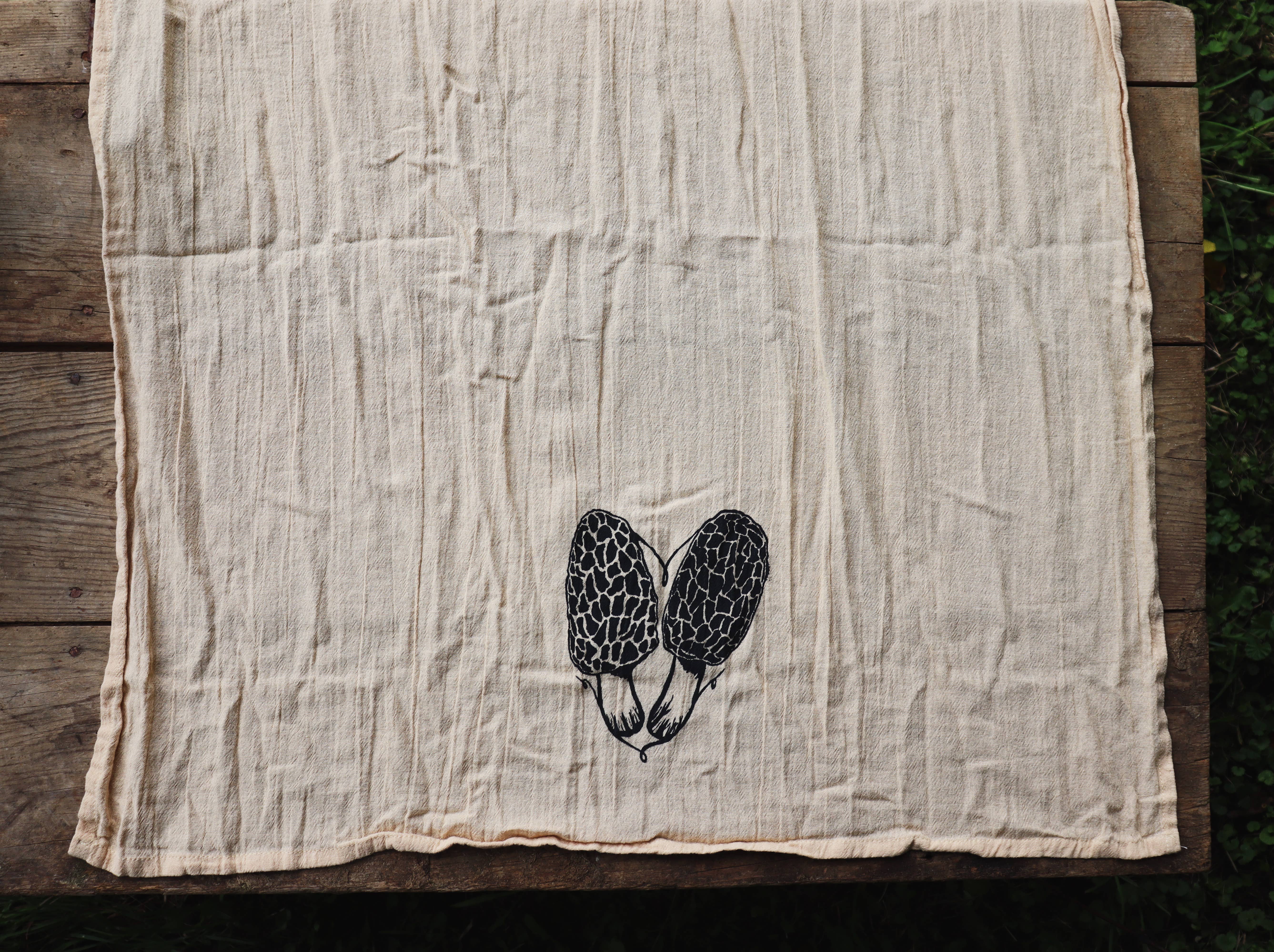 MOTH WOOD - Wholesale Tea Towel - Hand Screen Printed Cotton Tea Towels22