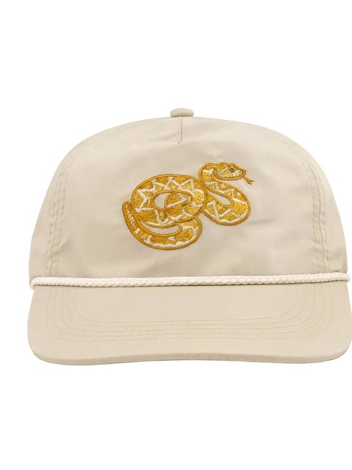 Rattlesnake Rope Cap, Sand for wholesale by Lischka Brothers
