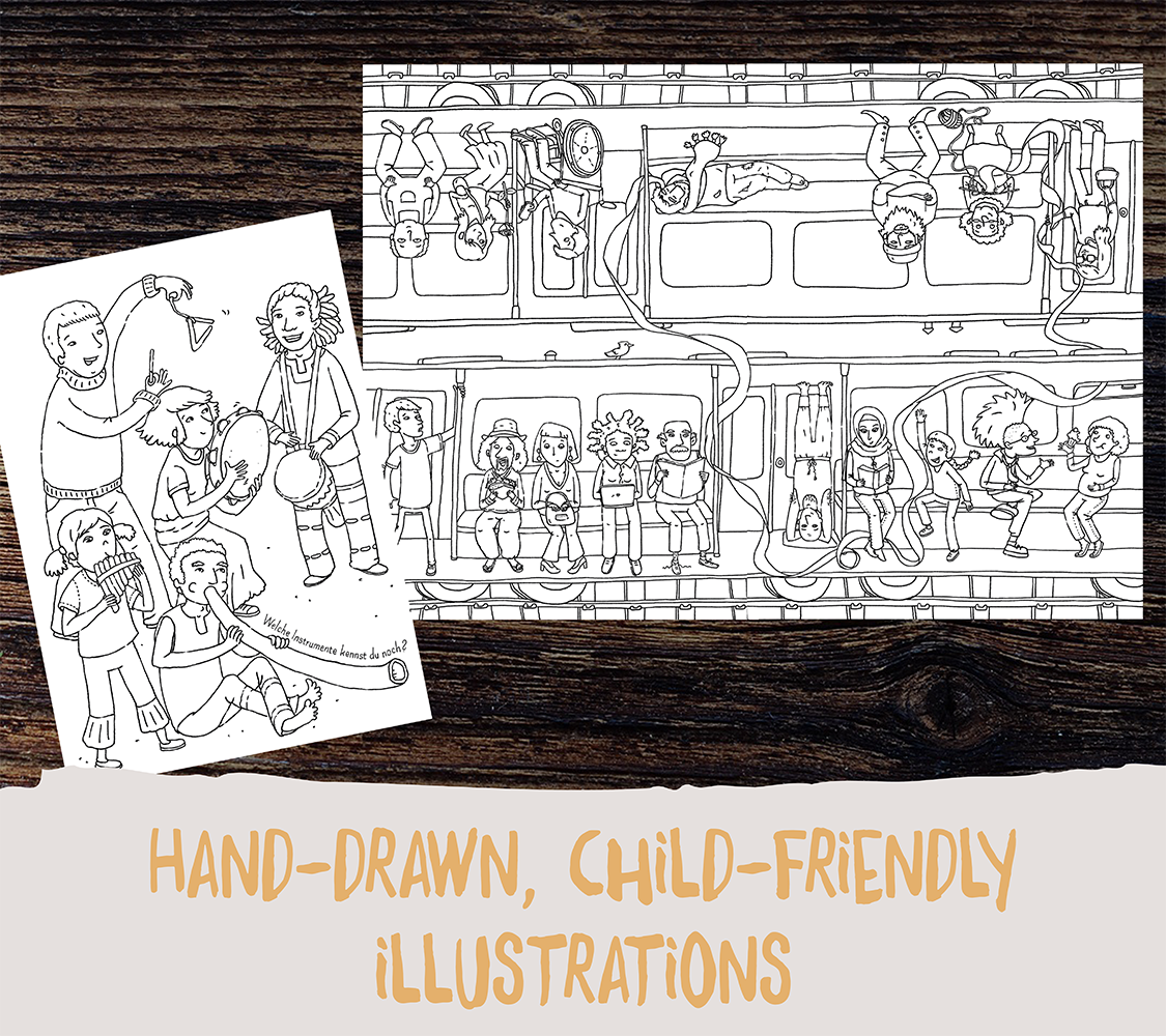 Hautfarben - Wholesale Coloring & Activity Book - Kids & Baby - "Colors for Everyone" coloring book4