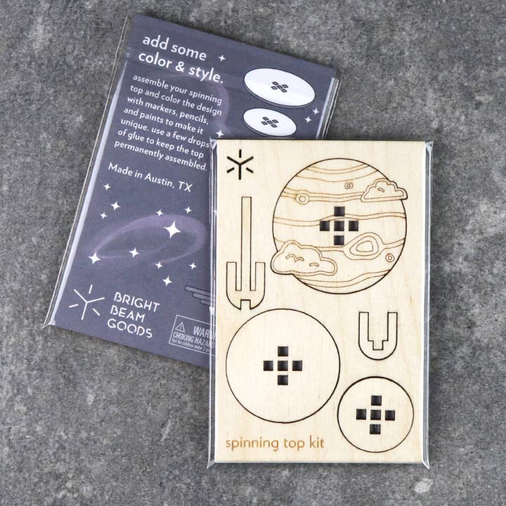 Bright Beam Goods - Vente Kit de bricolage - Kit de toupie du système solaire7