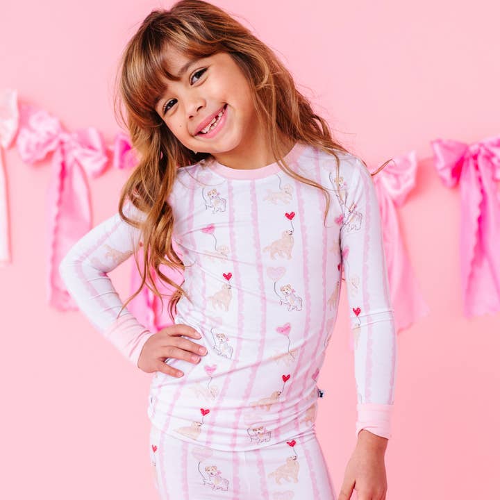 Puppy Love Kids Pajamas for wholesale by Kiki + Lulu