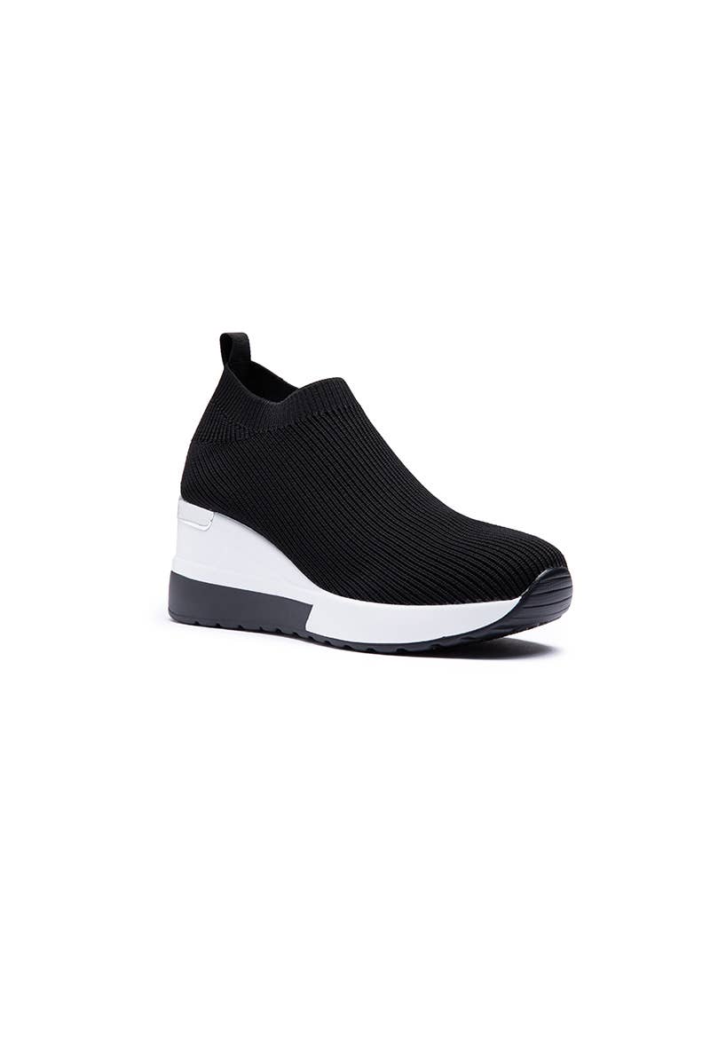 LADY GLORY – Engroshandel Slip on-sneakers – Kvinder – Slip-on sneakers med kilehæl og sokkedesign14