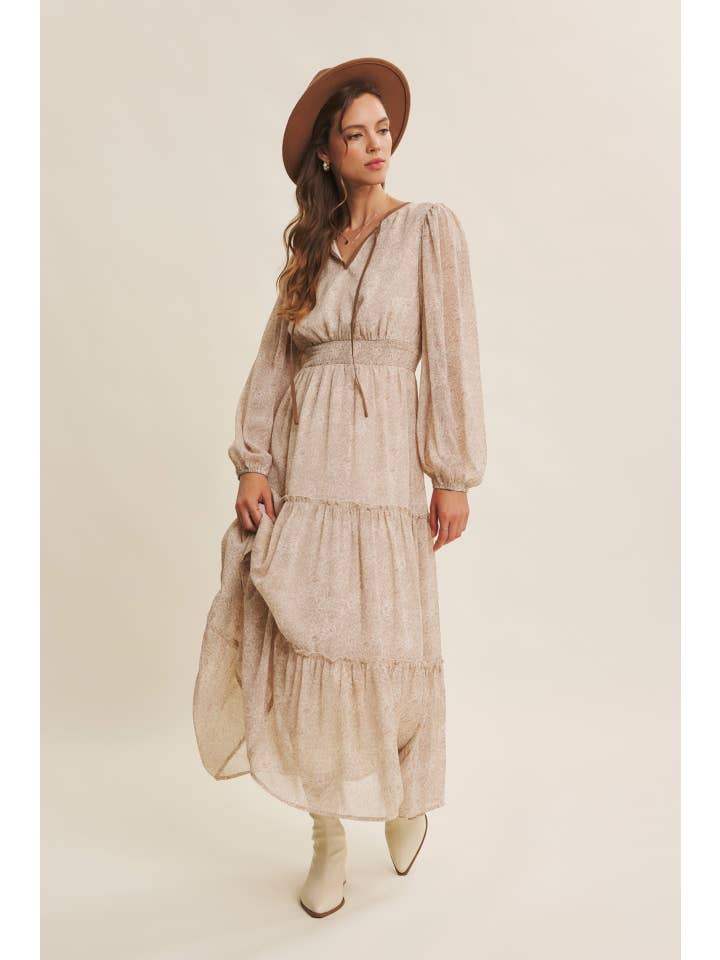 in february - Wholesale Dress - Women's - DELICATE ROMANTIC SHEER FLORAL MAXI DRESS23