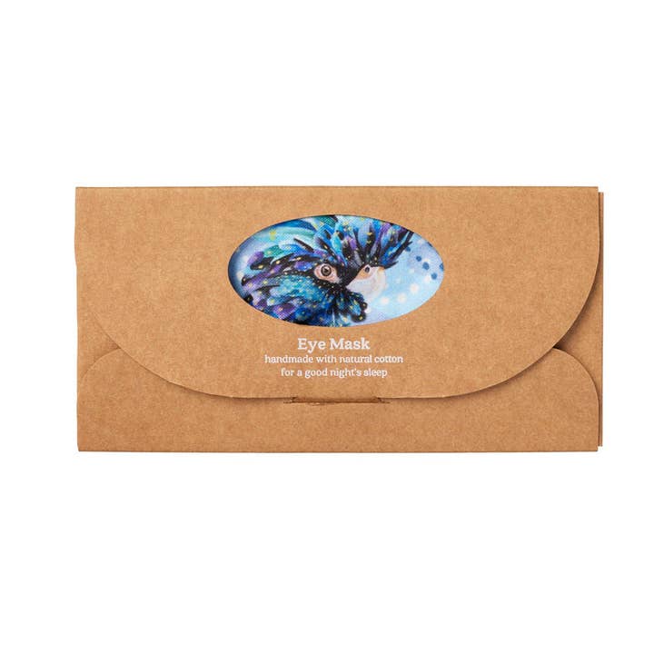 Wheatbags Love - Wholesale Sleep/Eye Mask - Eye Mask - Blue Cockatoo