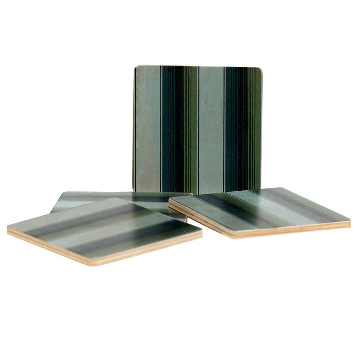 Adam Blue Coasters, Uppsättning om fyra för wholesale av Wolfum Studio