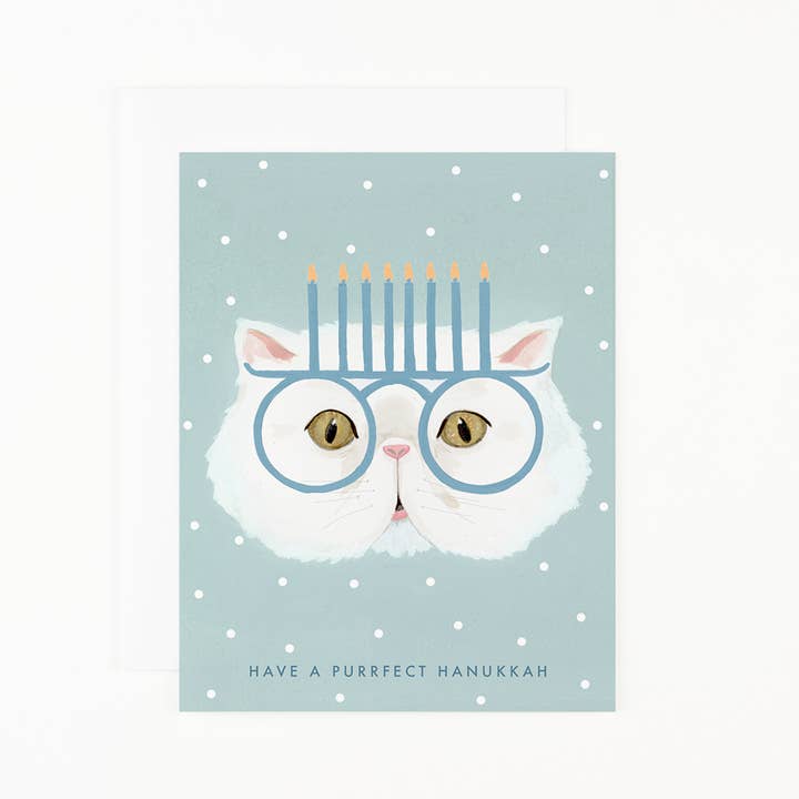 Purrfect Hanukkah for wholesale by Dear Hancock