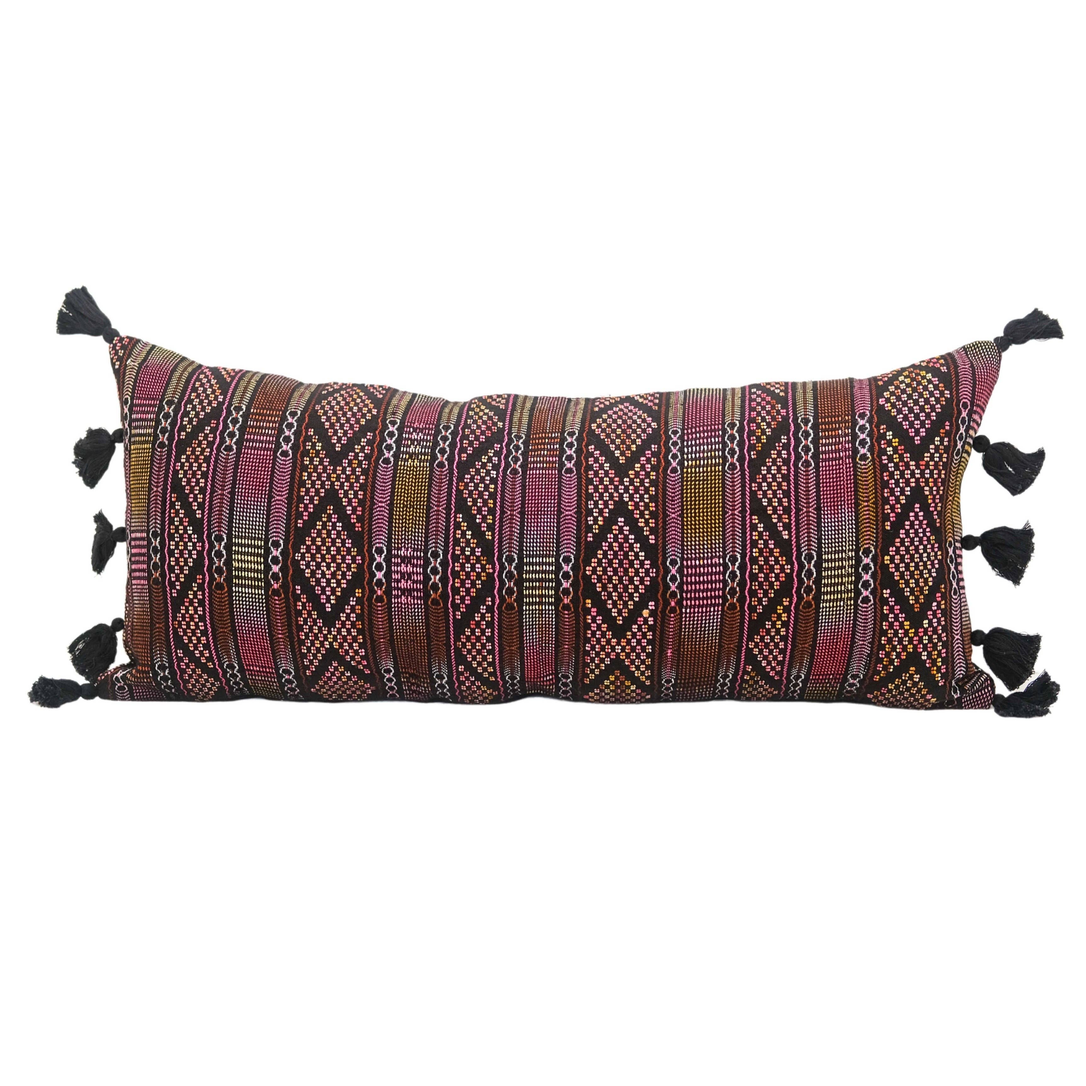 Upavim Crafts - Wholesale Lumbar Pillow - Oversized Guatemalan Lumbar Pillow2