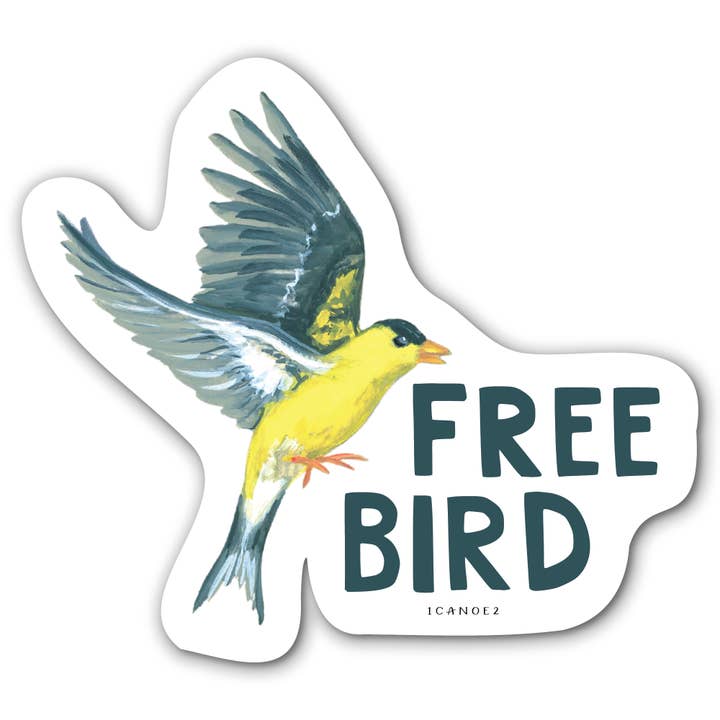 Freier Vogel Aufkleber Sticker für den Großhandel von 1canoe2 | One Canoe Two Paper Co.