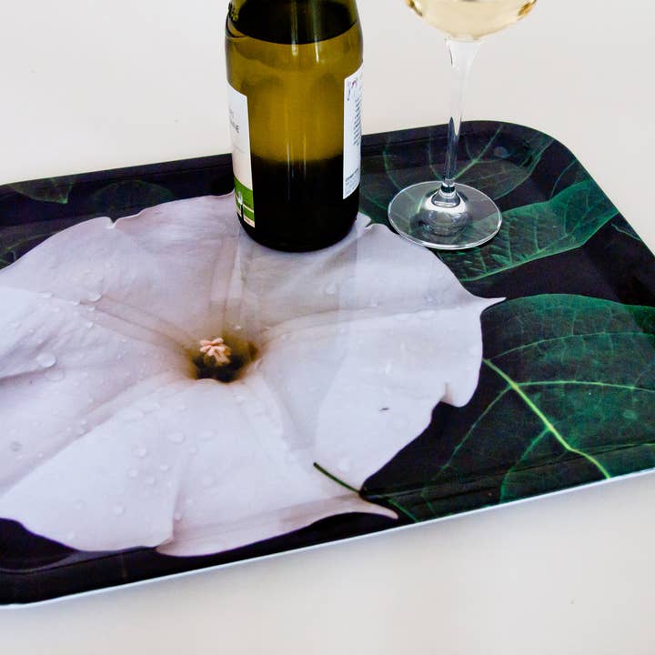 Gregory Dennis Design - Wholesale Decorative Tray - Tray - Datura (Moonflower) (minimum order - 10 units)1