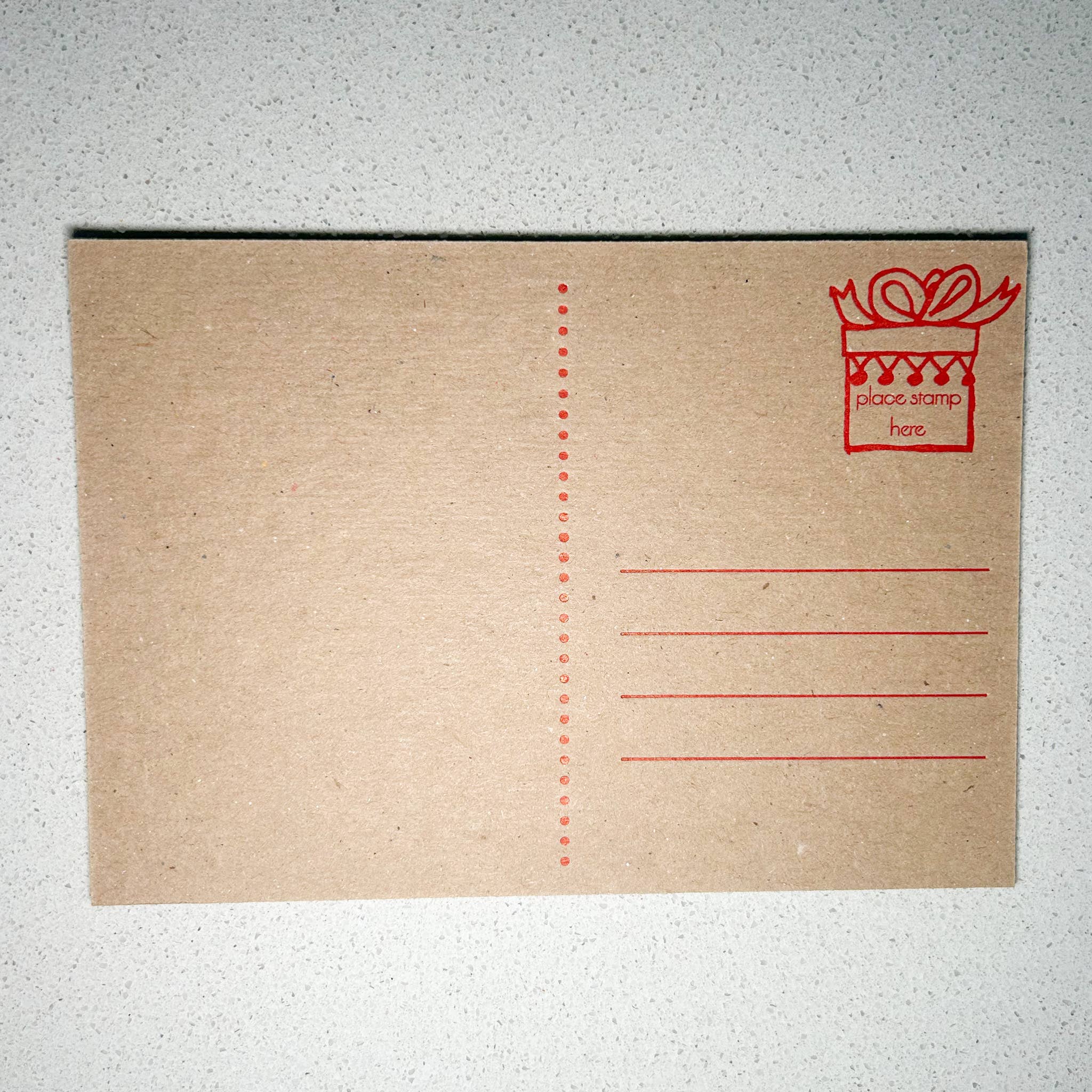 Color Box Design & Letterpress – wholesale Vykort – Jultomten | Semester | Boktrycksvykort 1