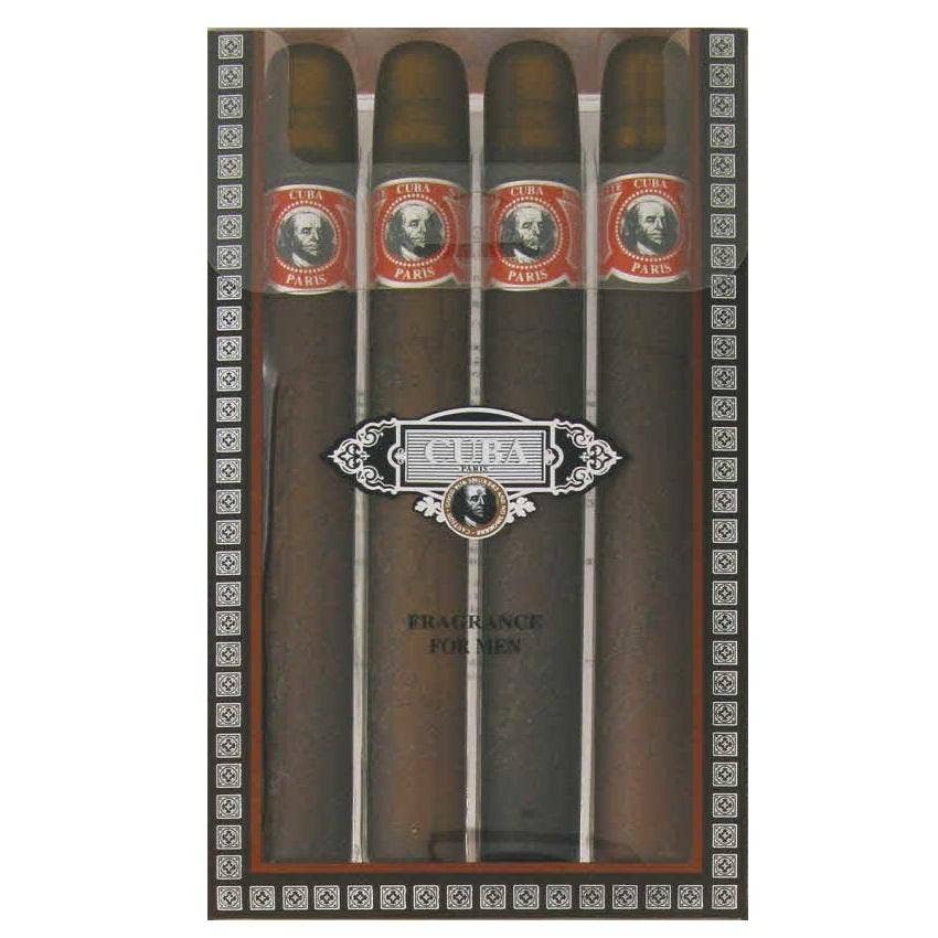 KT Supply - Wholesale Perfume Gift Set - Cuba Perfume Classic Set for Man Orange, 4/PK0
