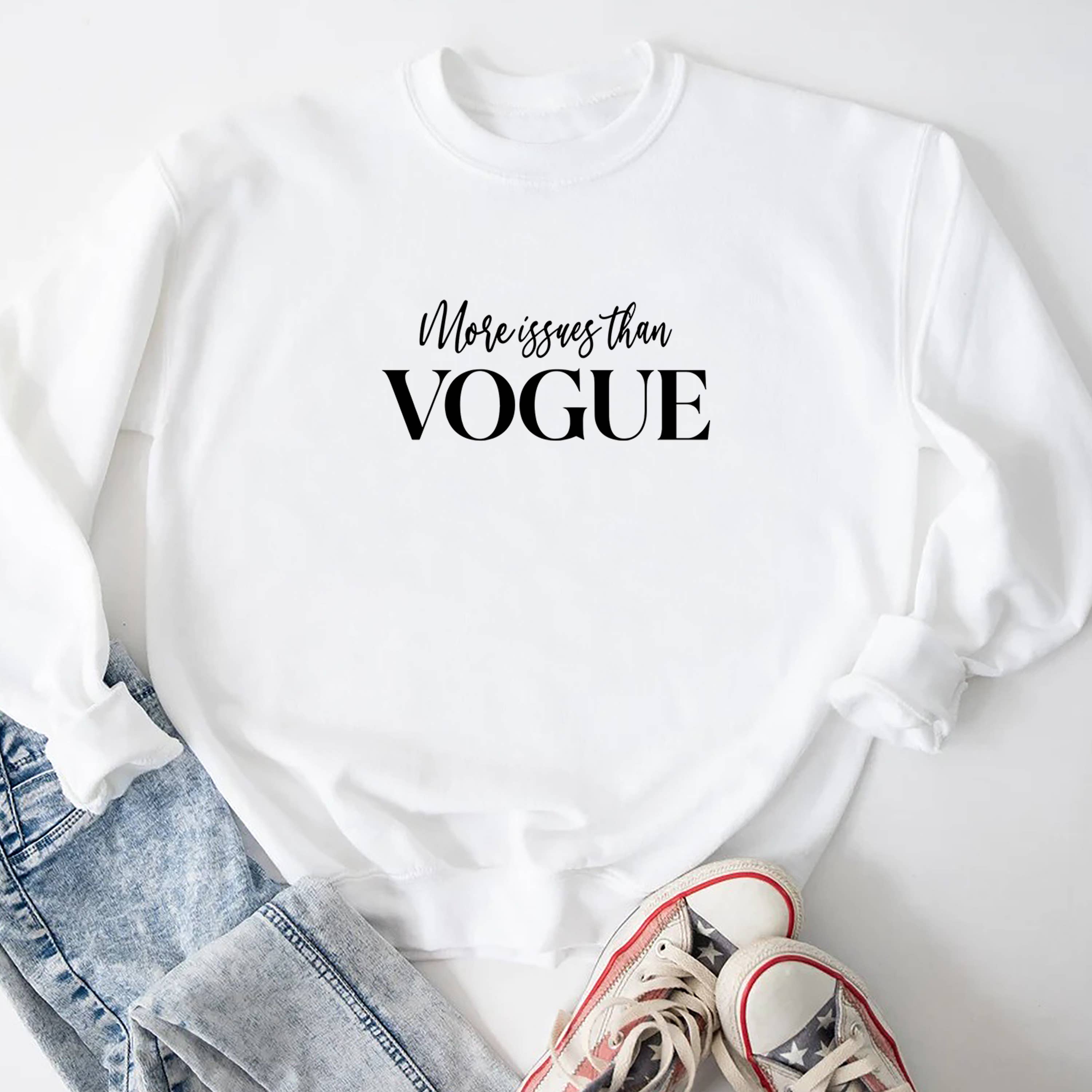 STARCHIS - Wholesale Graphic Sweatshirt - Women's - more issues than VOGUE3