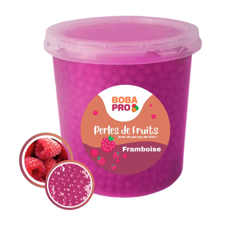 Bobapro - Wholesale Cocktail Mix/Syrup - Fruit beads for BUBBLE TEA - Popping Boba - 4 x 3,2kg2