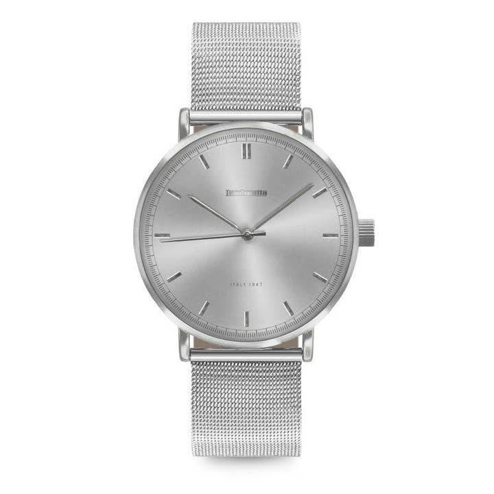 Cesare 40 Mesh Argenté pour la vente par Lambretta Watches