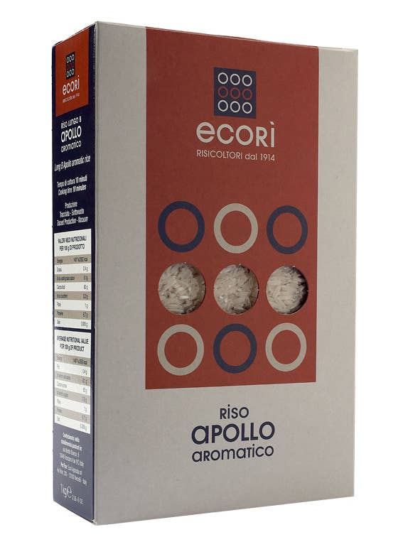 Italian aromatic rice Apollo 1kg for wholesale by ECORI' AGRICOLA SRL