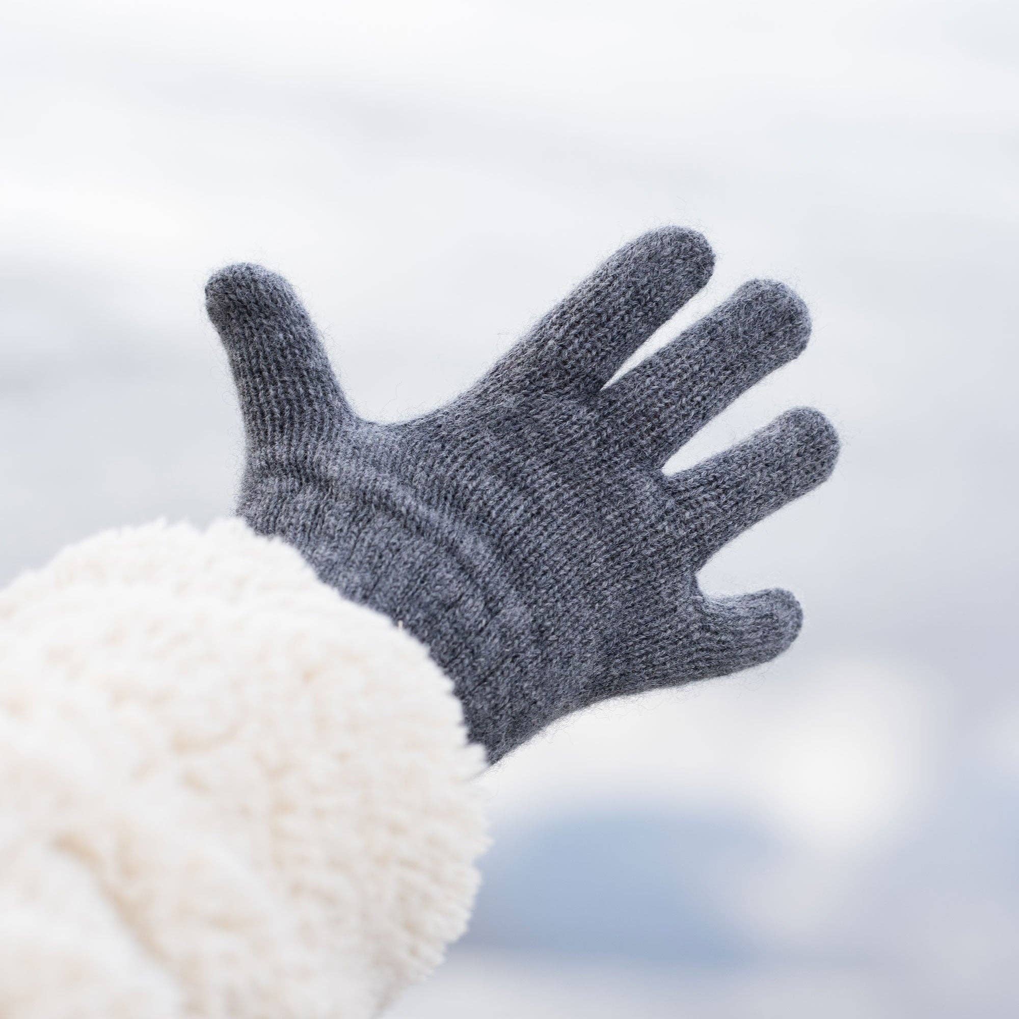 menique - Vente Ensemble d'accessoires pour l'hiver – enfant - Ensemble 2 pièces de bonnets et gants tricotés pour enfants5