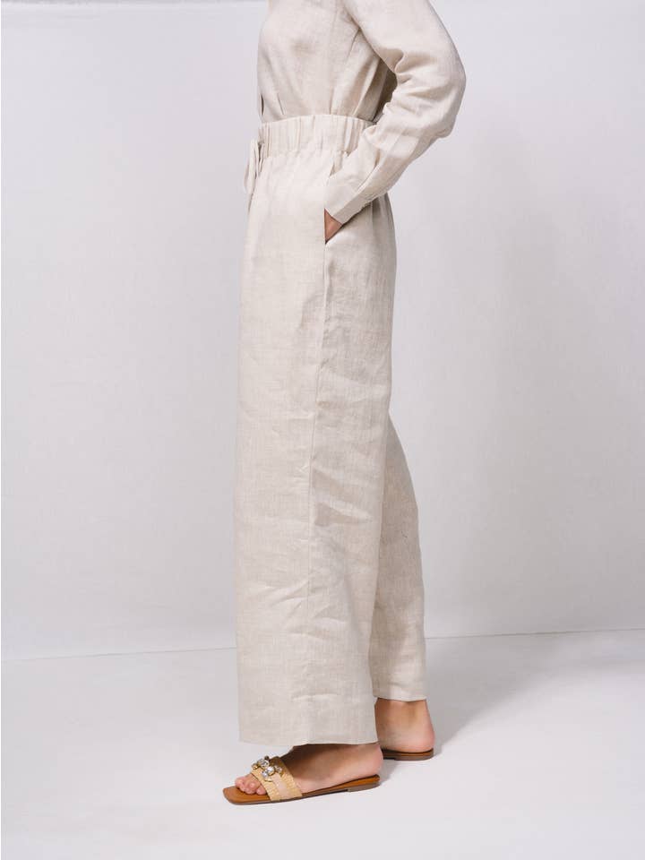 SMF - Wholesale Pants - Women's - 259635 - Linen pants2