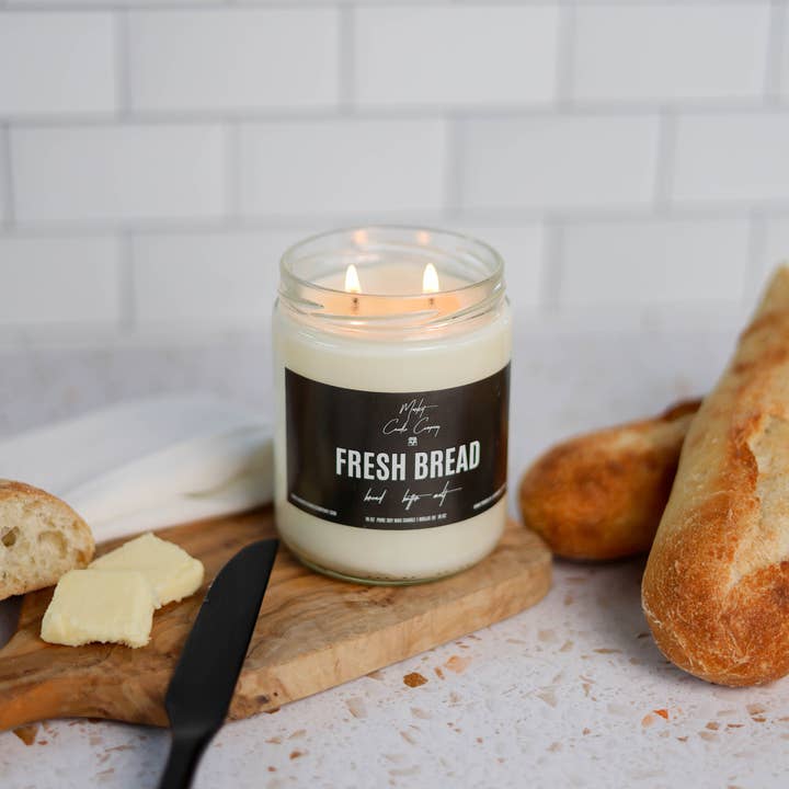 Market Candle Company - Wholesale Jar/Filled Candle - FRESH BREAD SOY WAX CANDLE