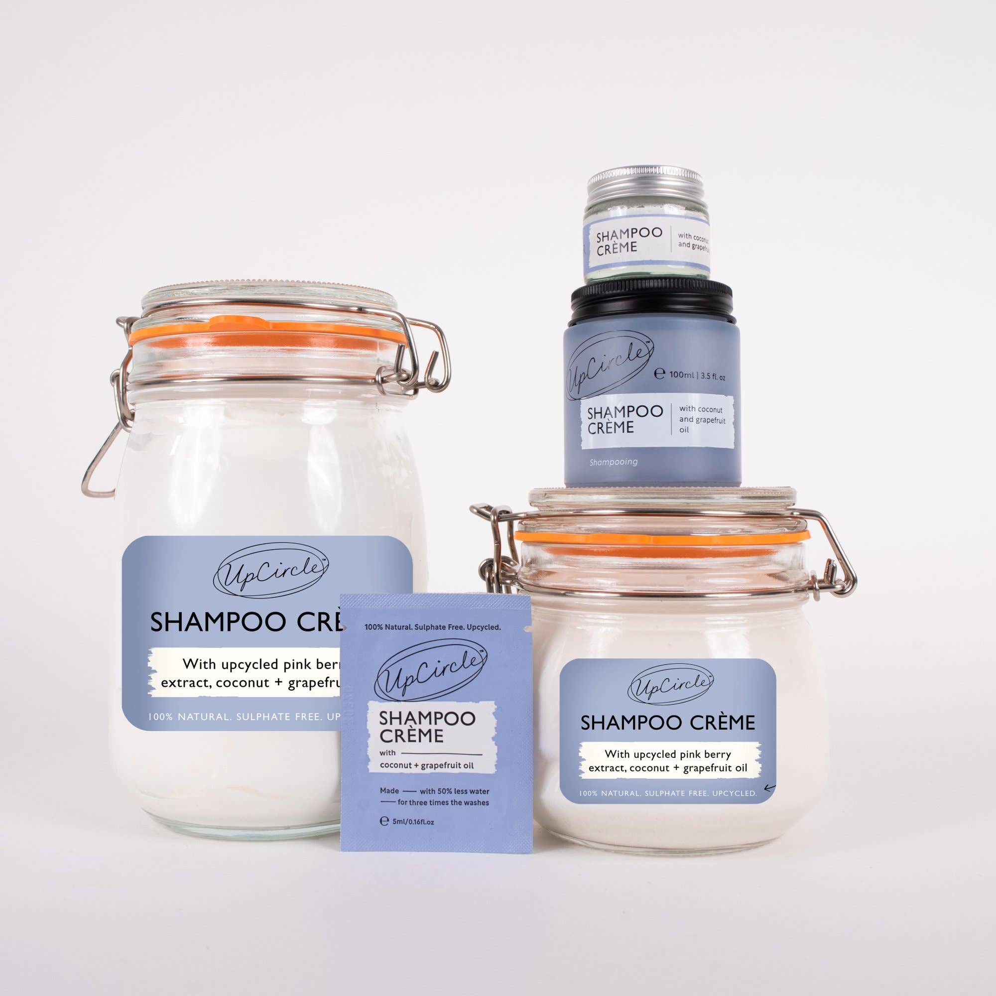 UpCircle Beauty UK – wholesale Hair shampoo – Vegan Refillable Shampoo Crème with Coconut + Grapefruit Oil8