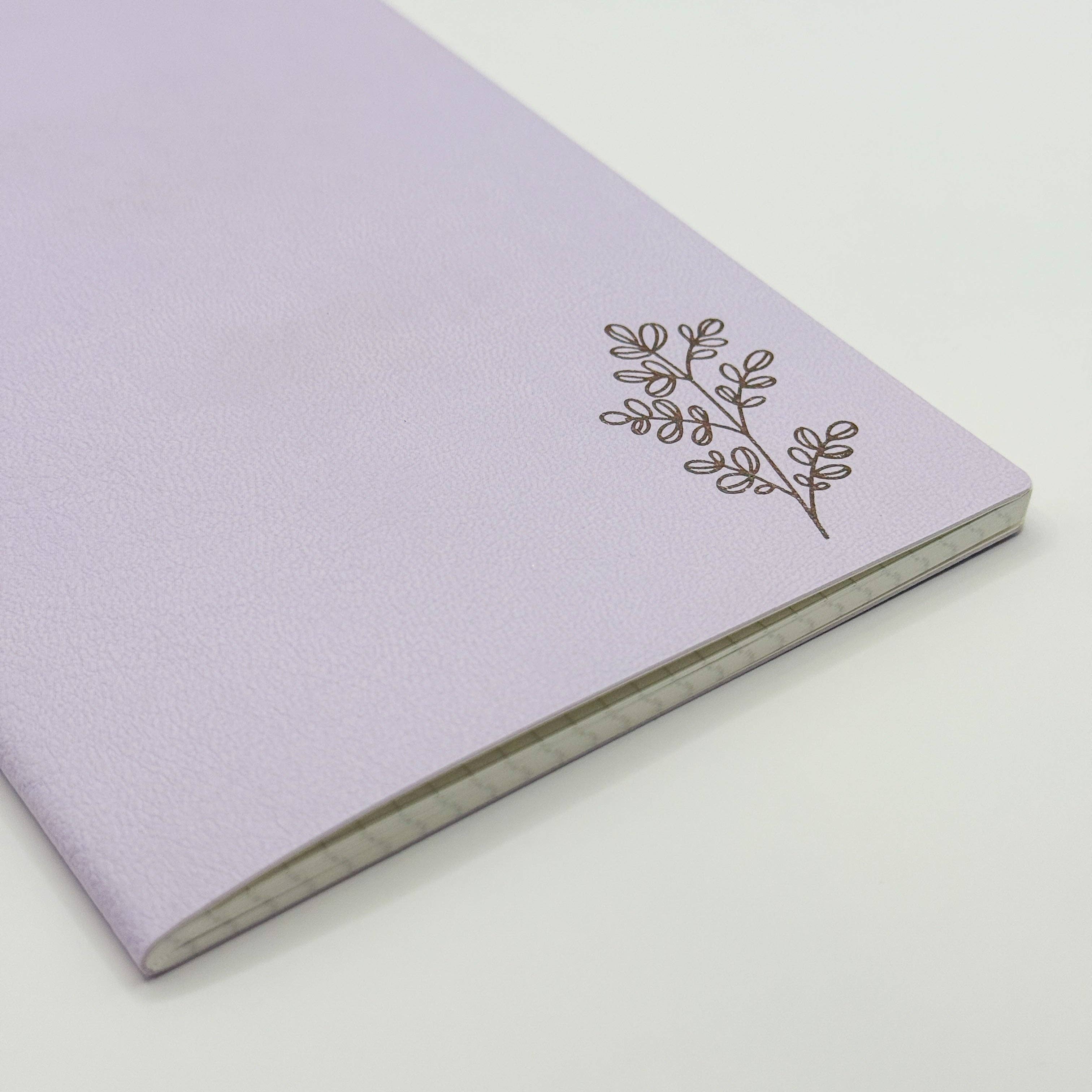 Plannermonkeyco – Engroshandel Notesbog – Standard | Lilac Freely Noted Hæfteindsats (96 sider) | Tomoe River Papirnotesbog1