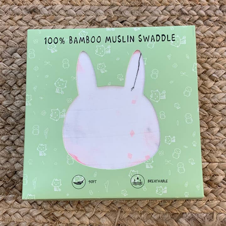 100% Bamboo Flamingo Swaddle for wholesale by Bamboo Baby Bum