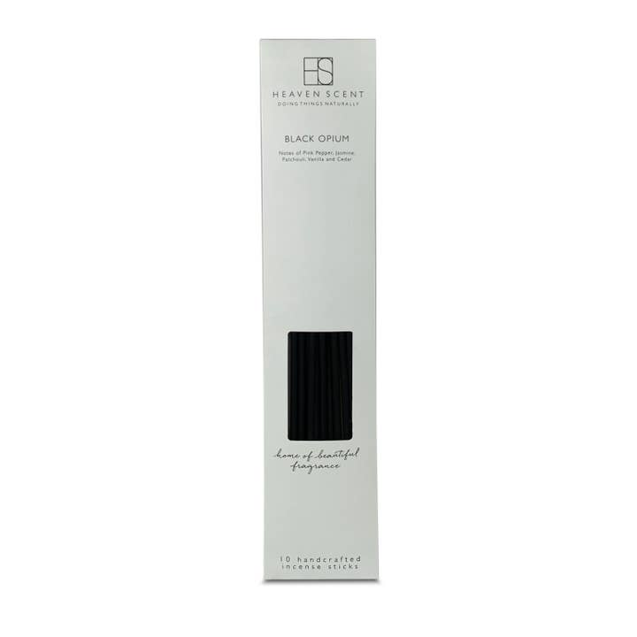 Heaven Scent Incense Ltd – Incenso por atacado – 10 Paus de Incenso de Ópio Preto