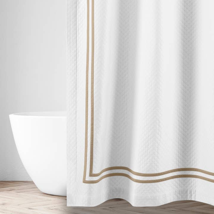 Home Treasures Linens - Wholesale Shower Curtain - Ribbons Shower Curtain