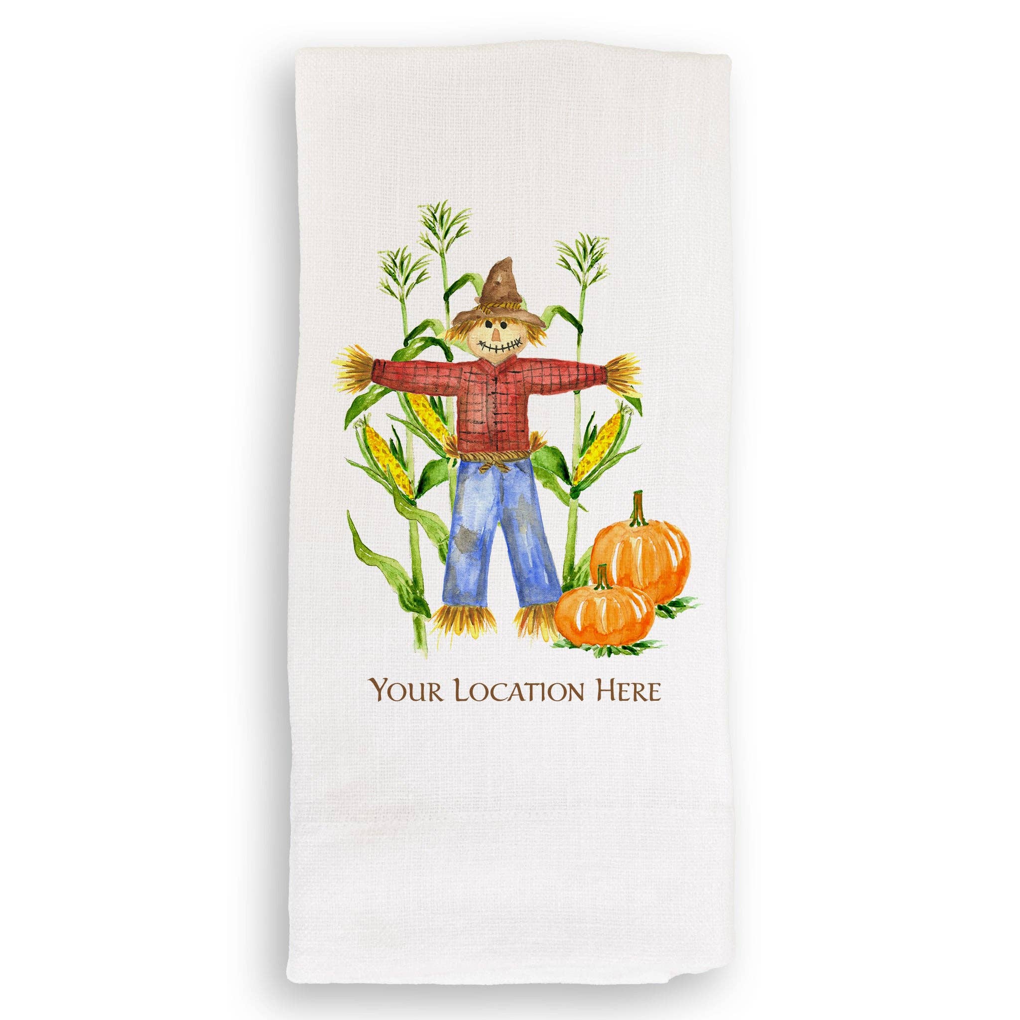 French Graffiti - Wholesale Theedoek - Vogelverschrikker met locatie2