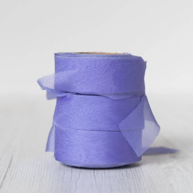 DHG - Wholesale Linten - Chiffon 6 zijden lint, 2,5 cm breed - 17 m - effen kleur39