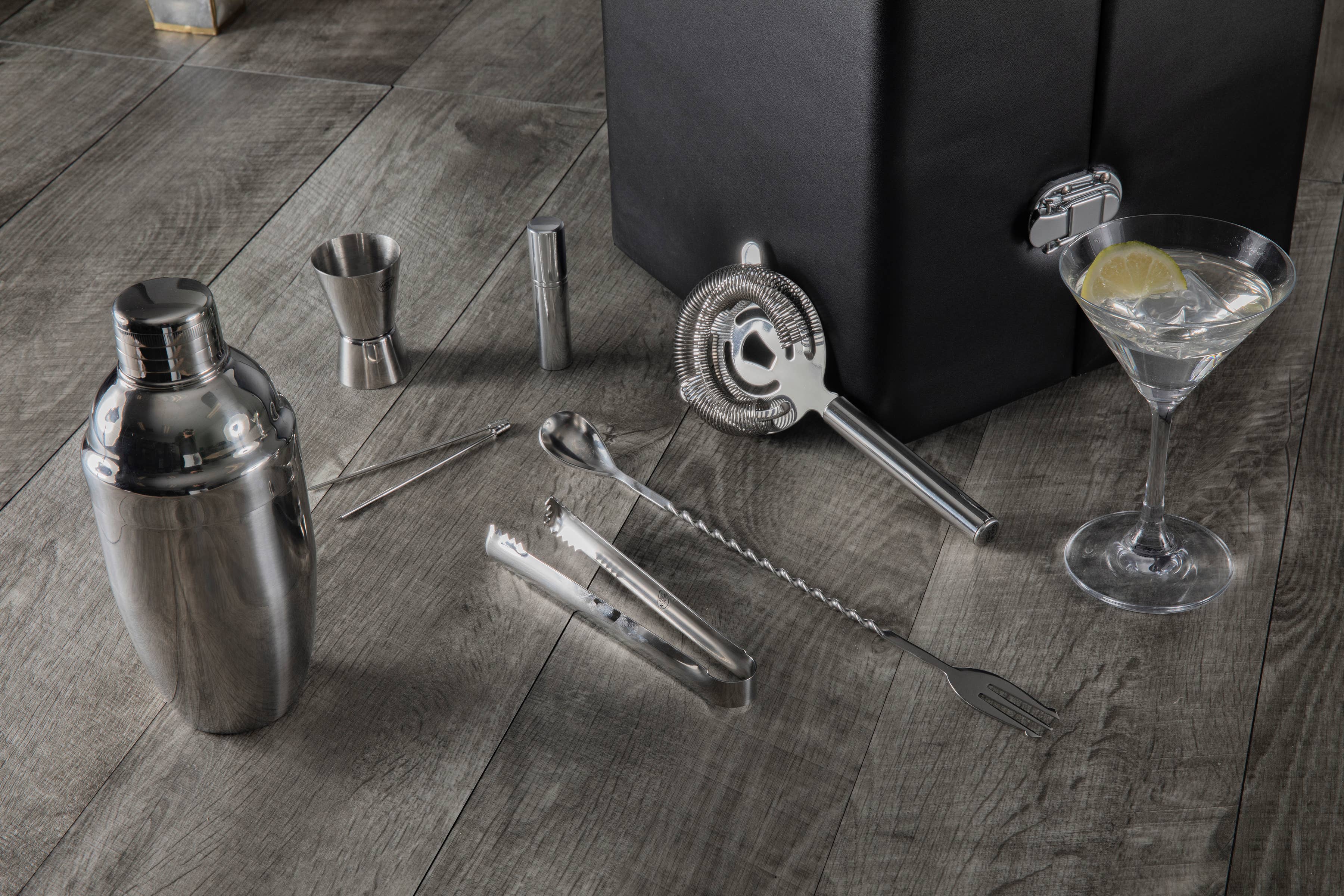 Picnic Time Family of Brands - Wholesale Bar Tool - Manhattan Cocktail Case, (Black)10