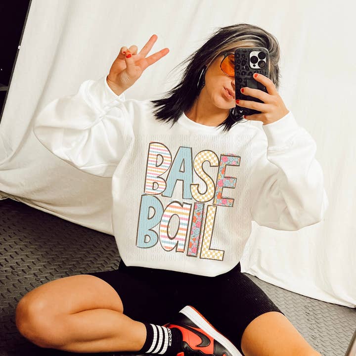 Baseball Doodle Loo DTF-transfer voor wholesale door K and M Designs