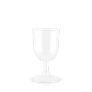 (60 PACK) EcoQuality Translucent Plastic Green Wine Glasses with Gold Rim -  12 oz Wine Glass with Stem, Disposable Shatterproof Wine Goblets
