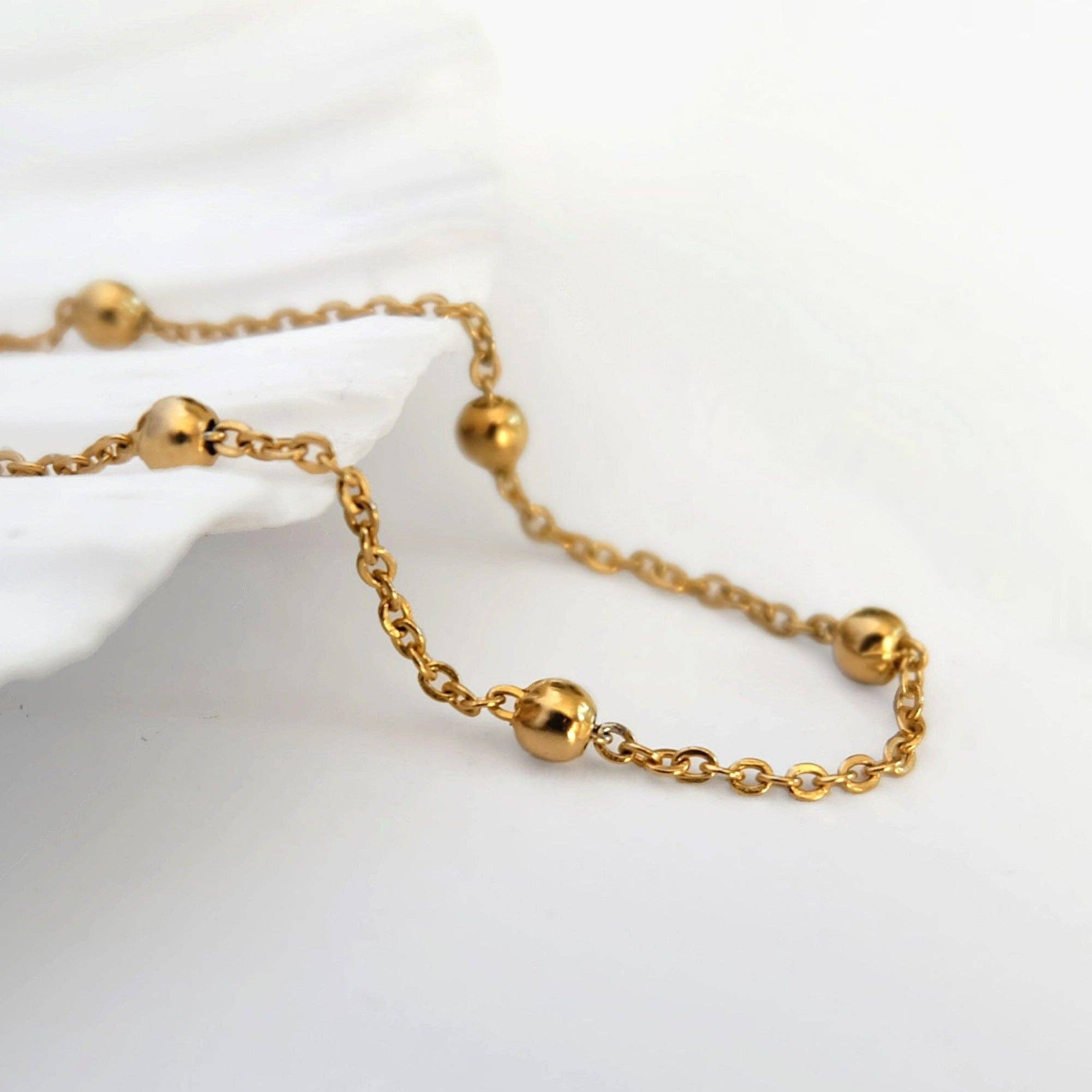 Augusta Jewellery – wholesale Link & chain necklace – Satellite Layering Chain0