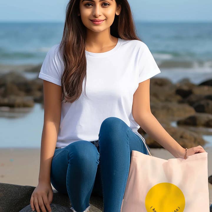 Doodle - Wholesale Tote Bag - Women's - Eco-Friendly Tote Bag - Canvas - 22 liters 38.5 x 35 cm5