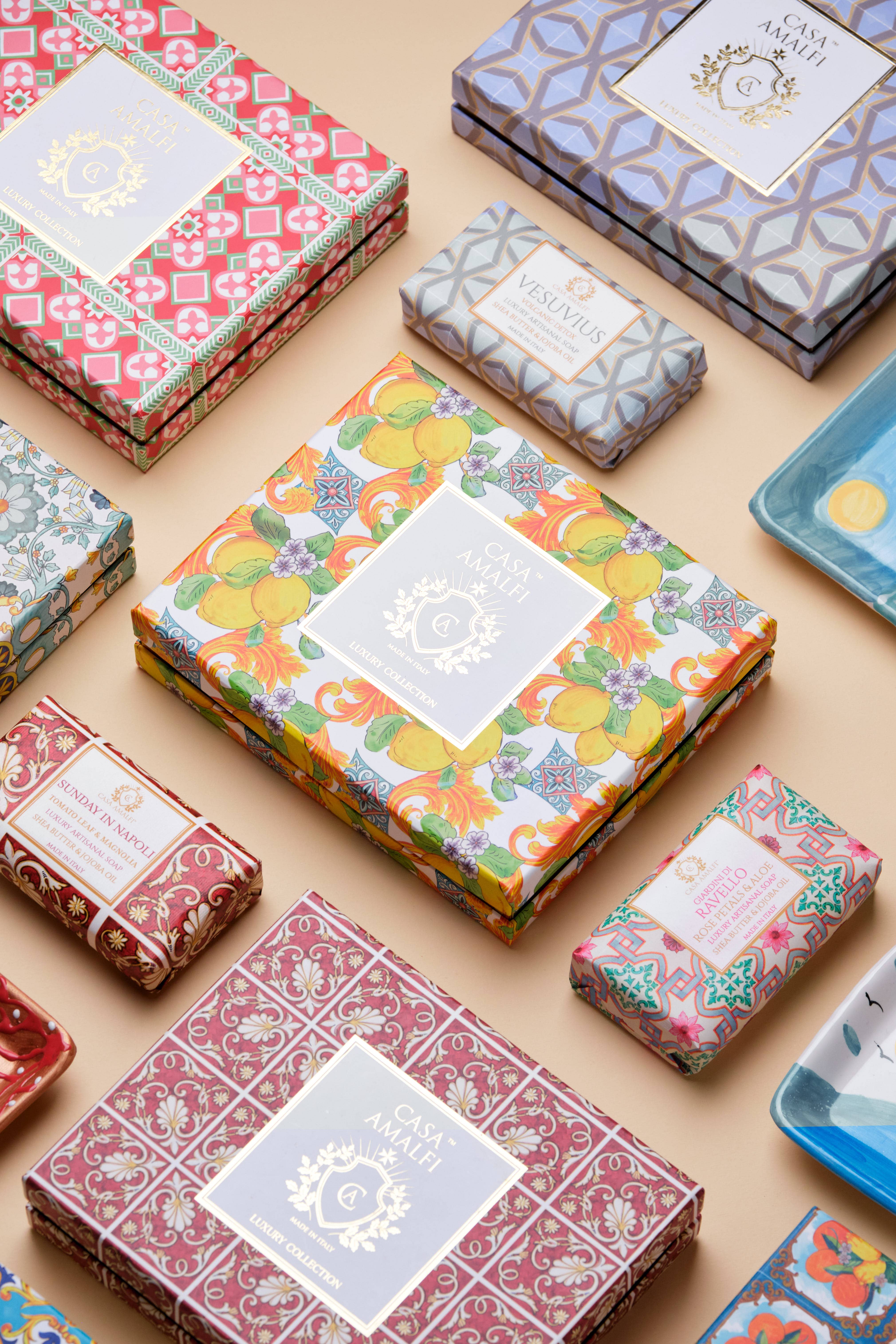 Casa Amalfi - Wholesale Bath Soap Dish - Aperitivo in Amalfi Single Gift Box 4