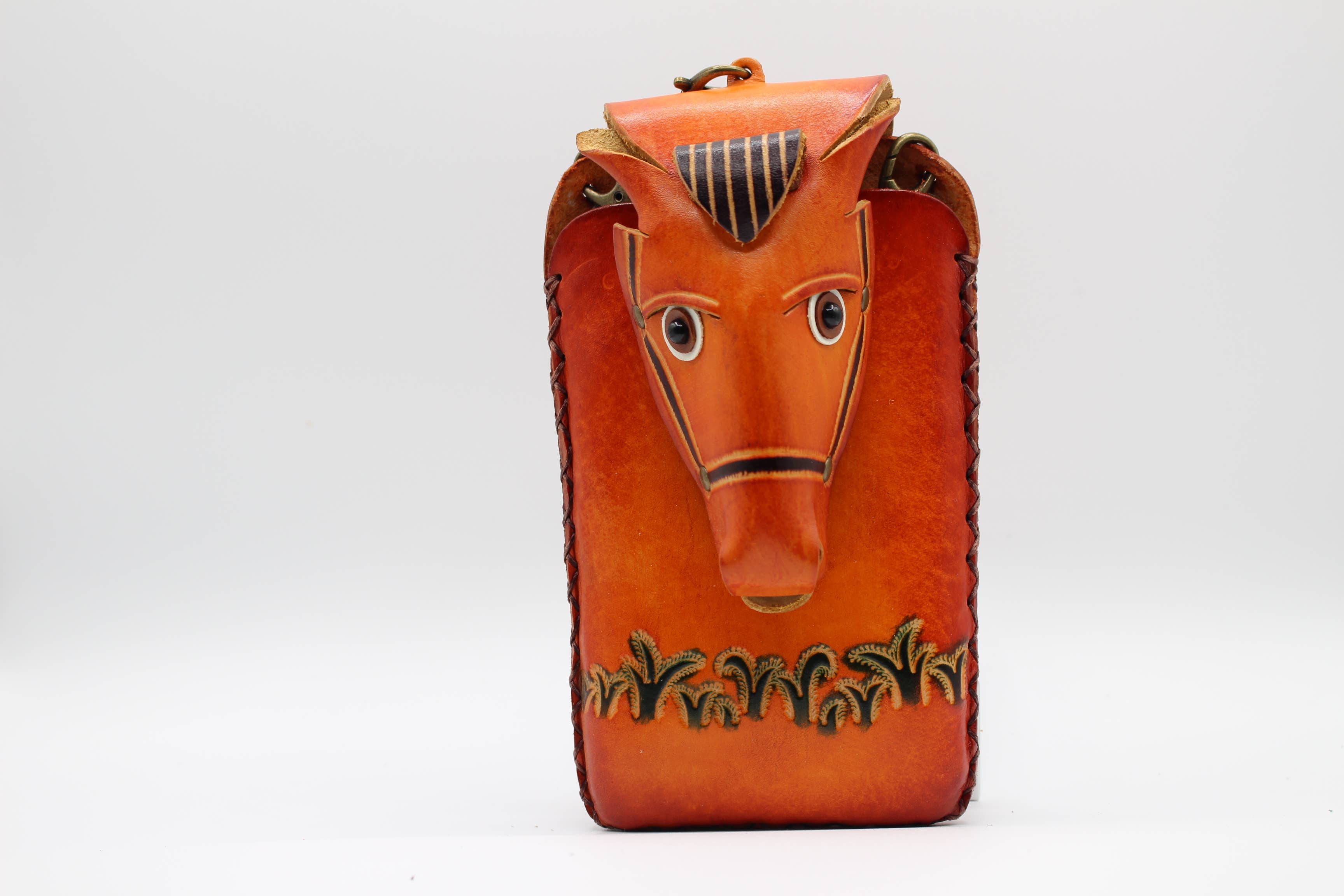 Sunflower Handmade leather inc – Großhandel Handytasche – Damen – pb18 Leder Pferd Handyhülle Halter2