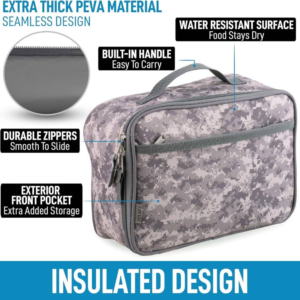 Zulay Kitchen - Wholesale Lunch Bag/Box - Kids - Insulated Lunch Bag With Spacious Compartment26