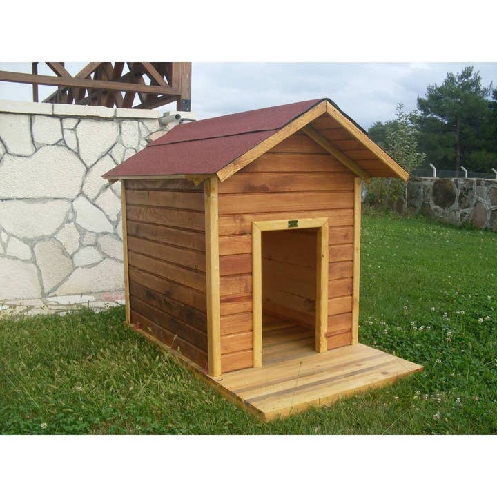 Deholzwart GmbH - Wholesale Pet Outdoor Tent - Dog - Doggy dog houses- brown kennel5